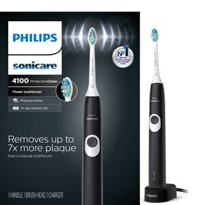 Philips Sonicare 2 Series Plaque Control Rechargeable Toothbrush, Black