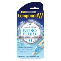 Compound W NitroFreeze Wart Remover, Maximum Freeze, 6 Applications