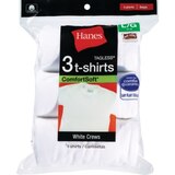 Hanes Boys Comfort Soft Tagless Crew T-Shirts, Size Large 14-16, thumbnail image 1 of 2