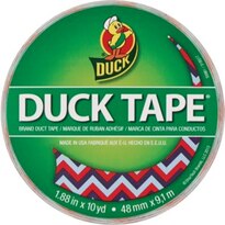 Duck Tape Blue Chevron Duct Tape, 10 Yards