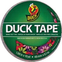 Duck Bright Flowers Duck Tape, 10 Yards