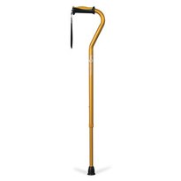 Hugo Adjustable Offset Handle Cane with Reflective Strap