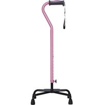 Hugo Adjustable Quad Cane for Right or Left Hand Use