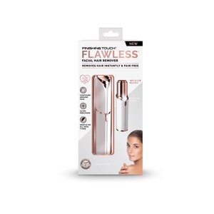 Finishing Touch Flawless Facial Hair Remover Rose Gold&White