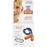 Hearos Ear Plugs Just for Kids, 3 pair, thumbnail image 1 of 1