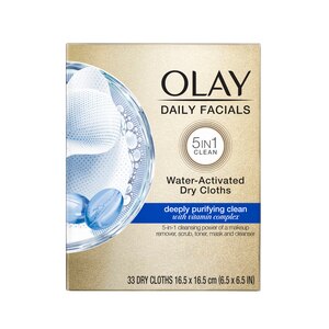 Olay Daily Facials Deeply Purifying Cleansing Cloths, 33CT