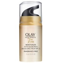 Olay Total Effects Face Moisturizer SPF 15, Fragrance-Free, Trial Size, 0.5 OZ