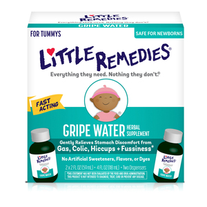 Little Remedies Gripe Water, Safe for Newborns, 2 Bottles, 2 FL OZ