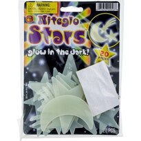 Ja-Ru NiteGlo Stars and Moon, 20CT