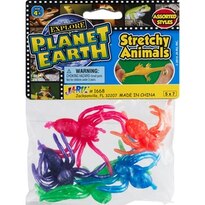 Ja-Ru Explore Planet Earth Stretchy Animals, 8CT