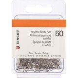 Safety Pins, Assorted Sizes, thumbnail image 1 of 1