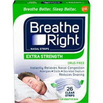 Breathe Right Extra Strength Nasal Strips, Clear