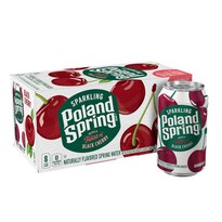 Poland Spring Sparkling Water, 12 oz. Cans (8 Count)