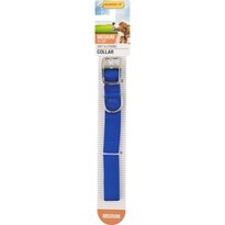 Ruffin' It Nylon Collar for Dogs, Medium Size 20 Blue