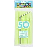 UNI 50CT NEON FLEX STRAWS, thumbnail image 1 of 1