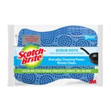 Scotch-Brite Scrub Dots Non-Scratch Scrub Sponges, 3 CT, thumbnail image 1 of 1