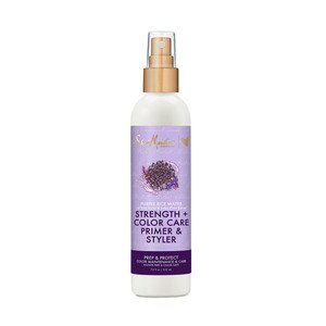 SheaMoisture Purple Rice Water for Damaged Hair Strength + Color Care Primer & Styler Hairspray, 7.5 OZ