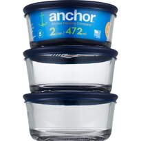 Anchor 2 Cup Containers and Lids