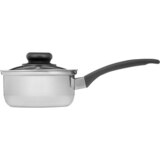 Good Cook Kitchen Basics Stainless Steel Saucepan with Glass Lid, thumbnail image 1 of 2