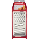 Good Cook Chrome Grater W/ Plastic Handle, thumbnail image 1 of 2