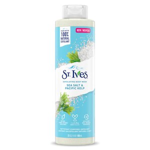 St. Ives Exfoliating Cruelty-Free Sea Salt & Pacific Kelp Body Wash, 22 OZ