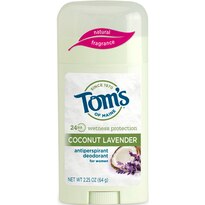 Tom's of Maine Coconut Lavender Antiperspirant Deodorant, 2.5 OZ