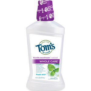 Tom's of Maine Whole Care Mouthwash, 16 OZ