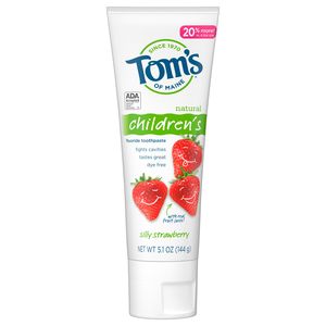 Tom's of Maine Kid's Silly Strawberry Toothpaste, 5.1 OZ