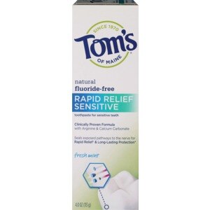 Tom's of Maine Rapid Relief Sensitive Natural Toothpaste, 4.0 OZ