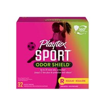 Playtex Sport Fresh Balance Lightly Scented Tampons, Regular Absorbency