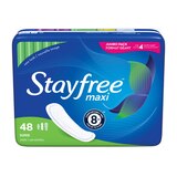 Stayfree Maxi Pads, Super, 48 CT, thumbnail image 1 of 1