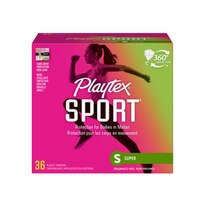 Playtex Sport Tampons, Unscented, Super Absobency