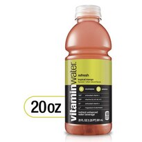 Glaceau Vitaminwater Electrolyte Enhanced Water, Refresh Tropical Mango, 20 OZ