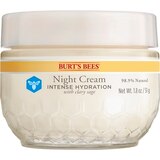 Burt's Bees Intense Hydration Night Cream, Moisturizing Night Lotion, 1.8 OZ, thumbnail image 1 of 1