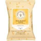 Burt's Bees Baby Face & Hand Cloths, Unscented Cleansing Wipes, 30 CT, thumbnail image 1 of 1