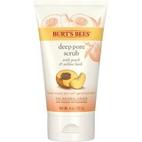 Burt's Bees Peach and Willow Bark Deep Pore Scrub, Exfoliating Facial Scrub, 4 OZ, thumbnail image 1 of 1