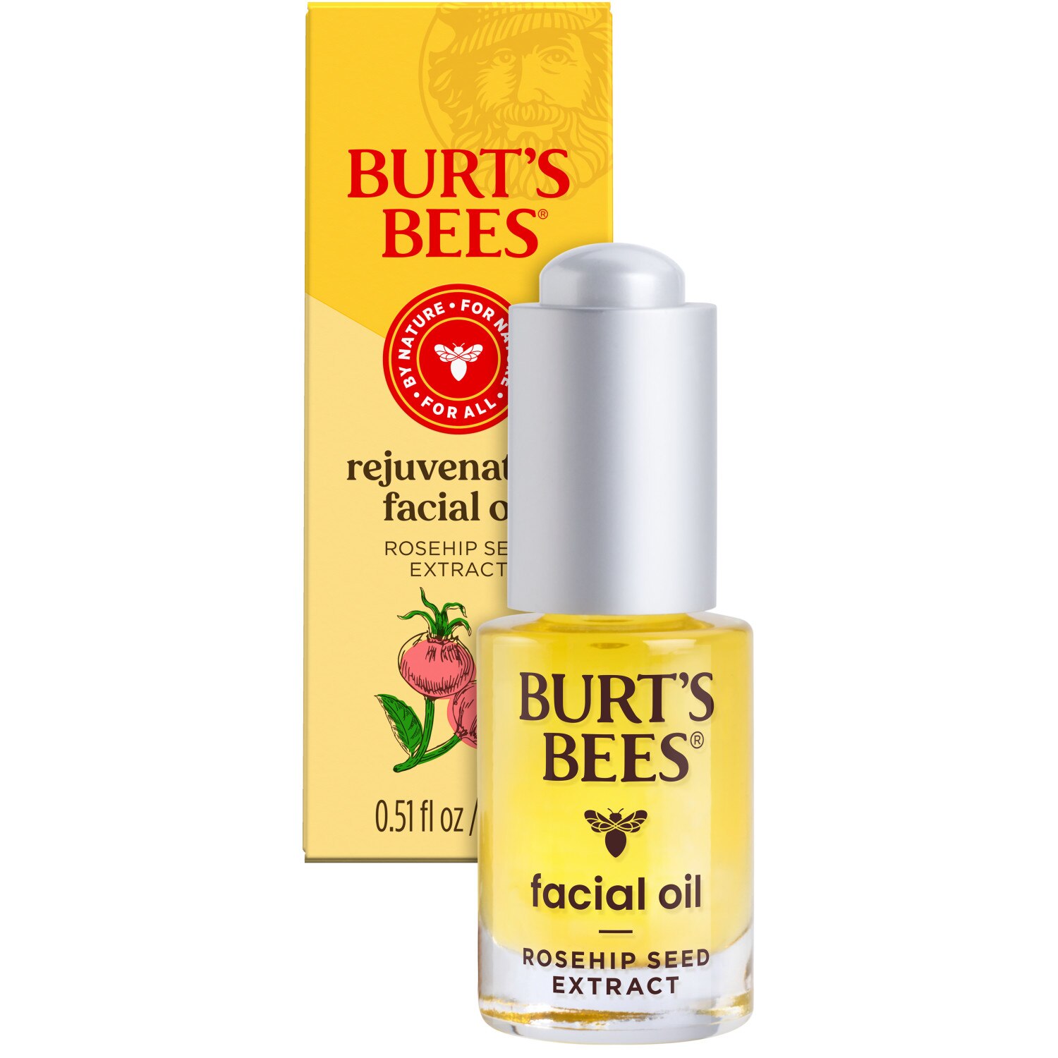 Burt's Bees Facial Oil, Anti-Aging Oil, 0.51 OZ
