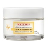 Burt's Bees Skin Nourishment Night Cream for Normal to Combination Skin, 1.8 OZ, thumbnail image 1 of 1