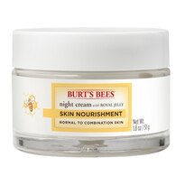 Burt's Bees Skin Nourishment Night Cream for Normal to Combination Skin, 1.8 OZ