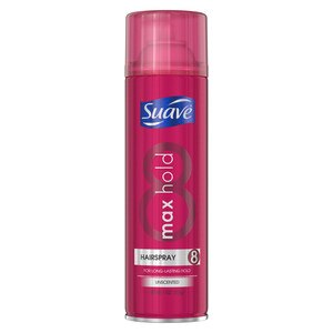 Suave Max Hold Unscented Hairspray, 11 OZ