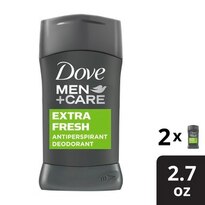 Dove Men+Care Antiperspirant For Men Stick For Odor Protection Extra Fresh Mens Deodorant Effective Up to 48 Hours, 2.7 OZ, 2CT