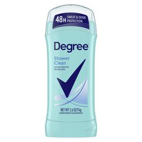 Degree Antiperspirant Deodorant Stick Shower Clean For Sweat and Odor Protection 24-Hour Protection