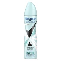 Degree Women Black + White Pure Rain UltraClear Antiperspirant Deodorant Dry Spray, 3.8 oz