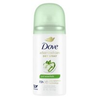 Dove Dry Spray Cool Essentials Go Fresh Antiperspirant Aerosol, 1 oz