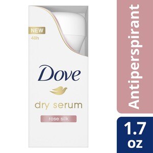 Dove Dry Serum Rose Silk Antiperspirant Deodorant, 1.7 oz