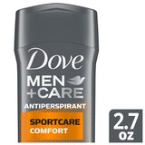 Dove Men+Care Men's Deodorant Blocks Body Odor Sportcare Comfort Antiperspirant For 48 Hour Protection, 2.7 oz, thumbnail image 1 of 1