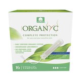 Organyc Organic Cotton Organic-Based Compact Applicator Tampons for Sensitive Skin, Super, 16CT , thumbnail image 1 of 1