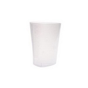 Medline Triangular Intake/Output Graduated Container Translucent, 32 OZ