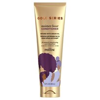 Pantene Gold Series Sulfate-Free Moisture Boost Conditioner Infused with Argan Oil for Curly, Coily Hair, 8.4 OZ