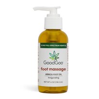 Good Goo Hemp Foot Care Massage Oil Arnica with Hemp